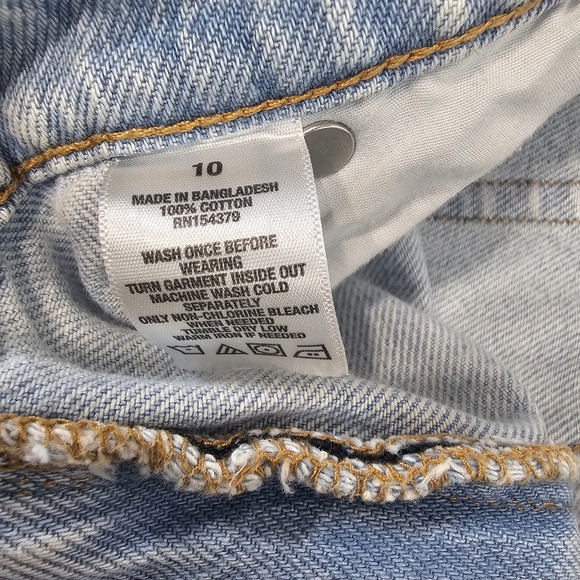 Aeropostale Light Blue High Rise Ripped Jeans - Picture 10 of 10